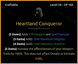 Heartland Conqueror Info Card