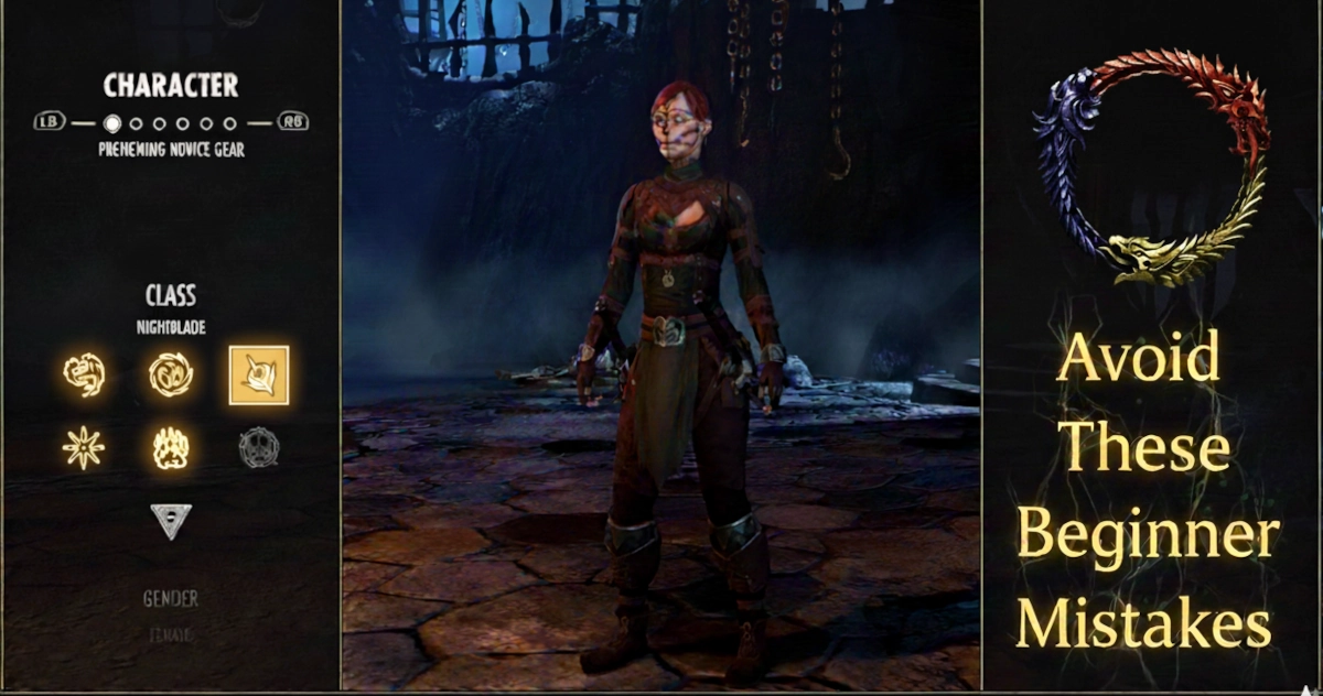 How to Avoid the Biggest Beginner Mistakes in ESO Thumbnail.